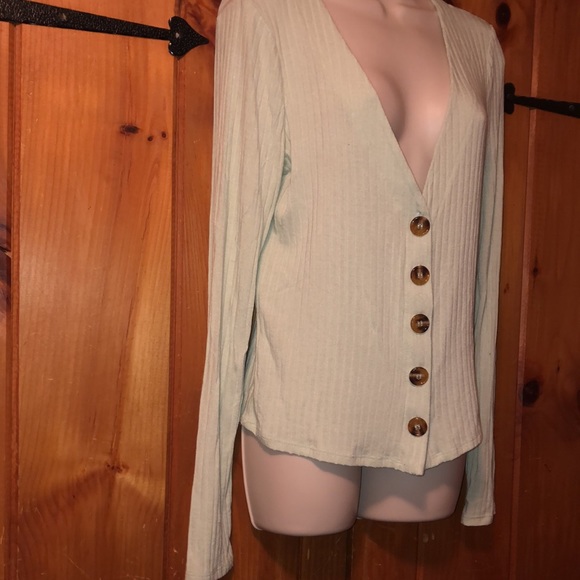 UO Out from Under Ribbed Cardigan - Picture 3 of 7